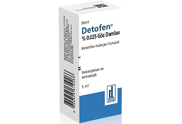 DETOFEN % 0,025 GOZ DAMLASI, COZELTI (5 ML)